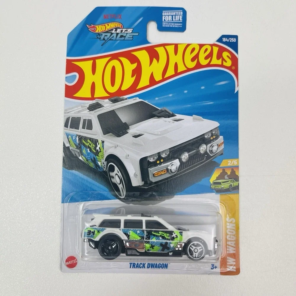 Hot Wheels Track Dwagon 184/250 Diecast Car White Netflix Lets Race 2023 Mode